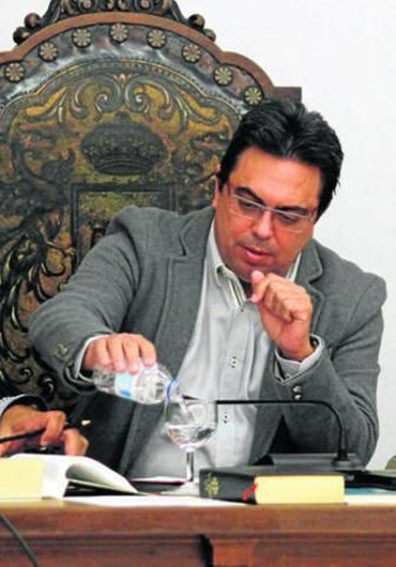 Francisco Espada, durante un Pleno.
