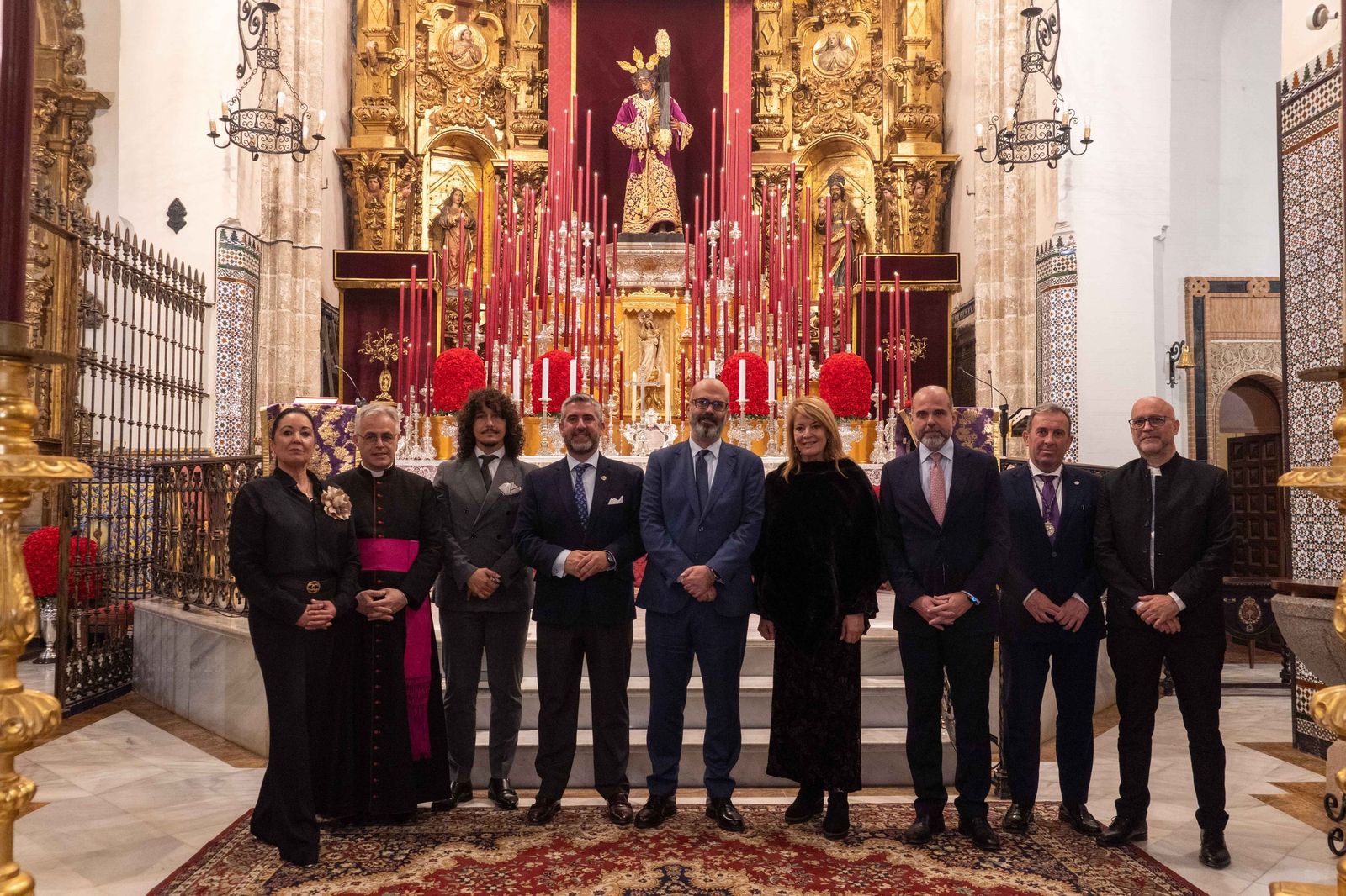 Fotografías de la entrega de distinciones tras la XXXII Exaltación a la Saeta de Huelva