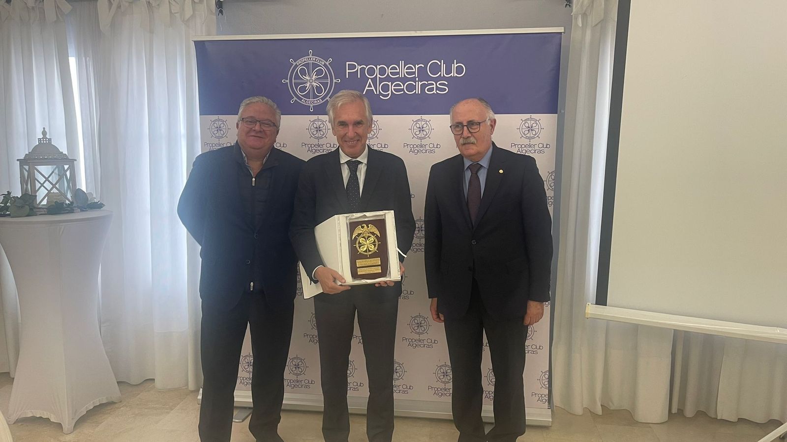 Javier Sáez, José Luis Romero  y Juan Ureta.