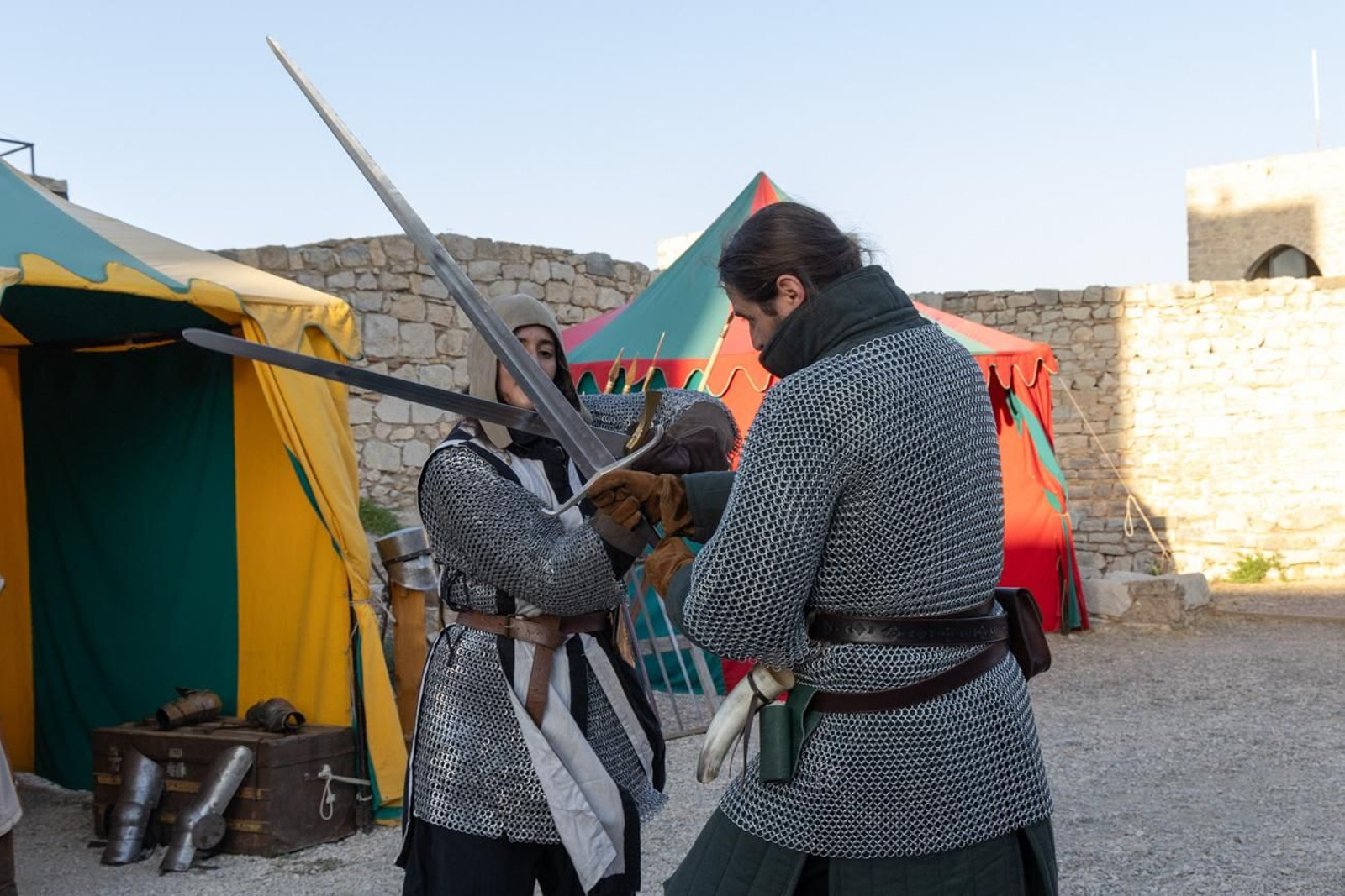Moradores del Castillo de Jaén, recreación histórica de la Edad Media en el Cerro de Santa Catalina