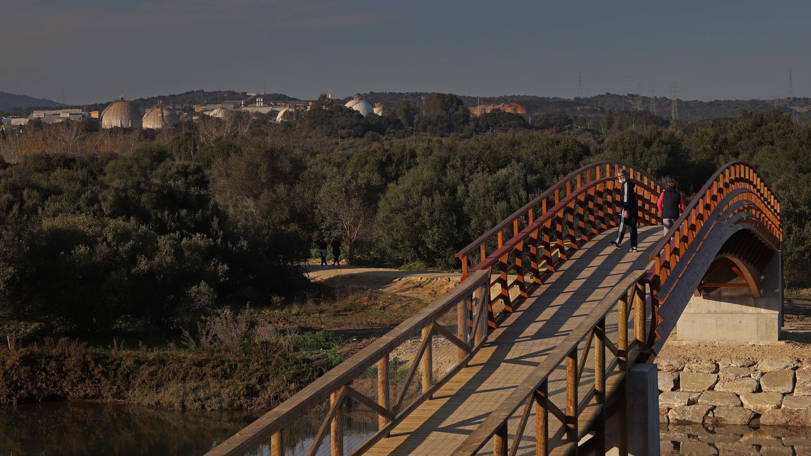 Sendero del arroyo de la Madre Vieja en San Roque