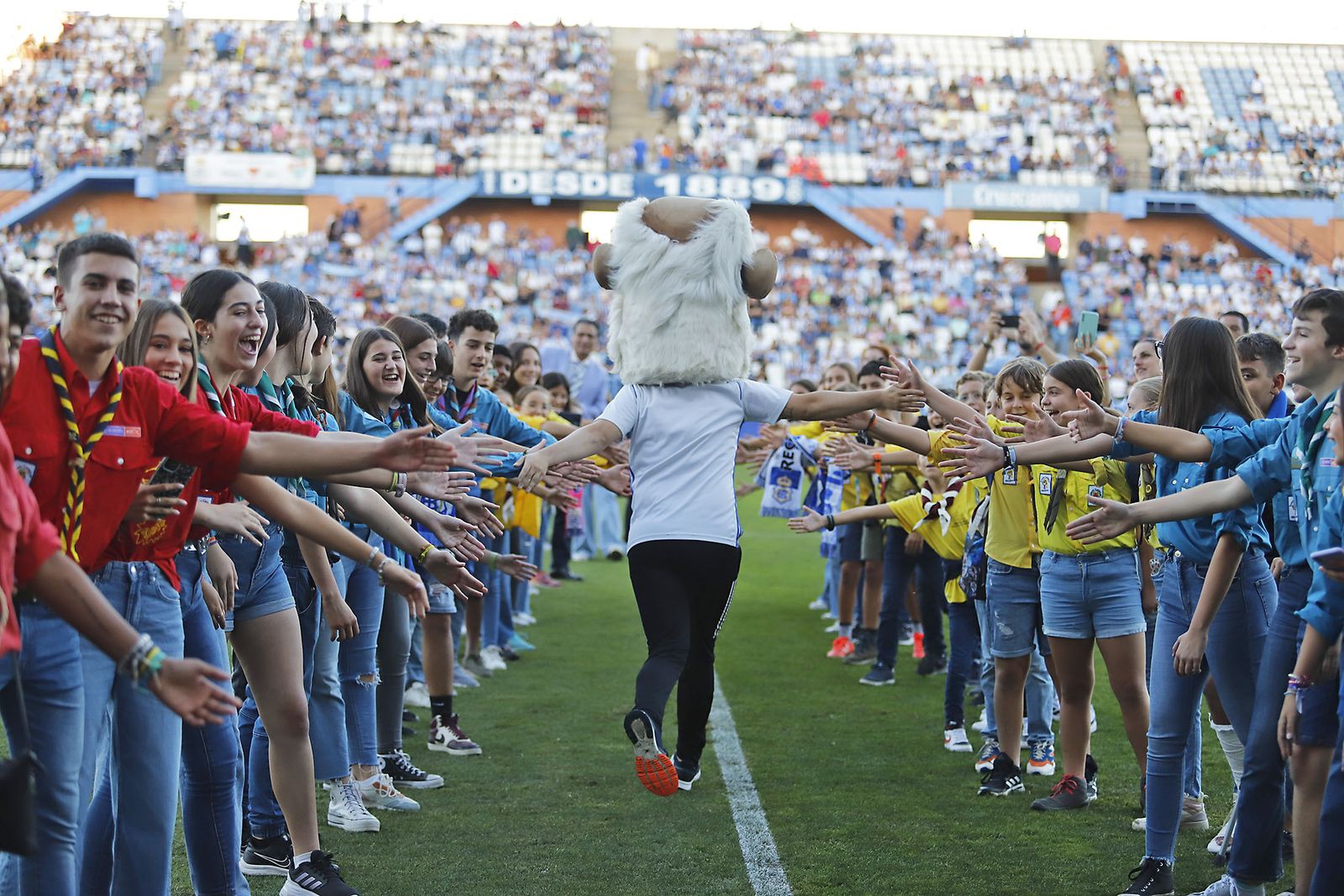 Imágenes del ambiente en el encuentro entre el Recreativo de Huelva y el CD Castellón