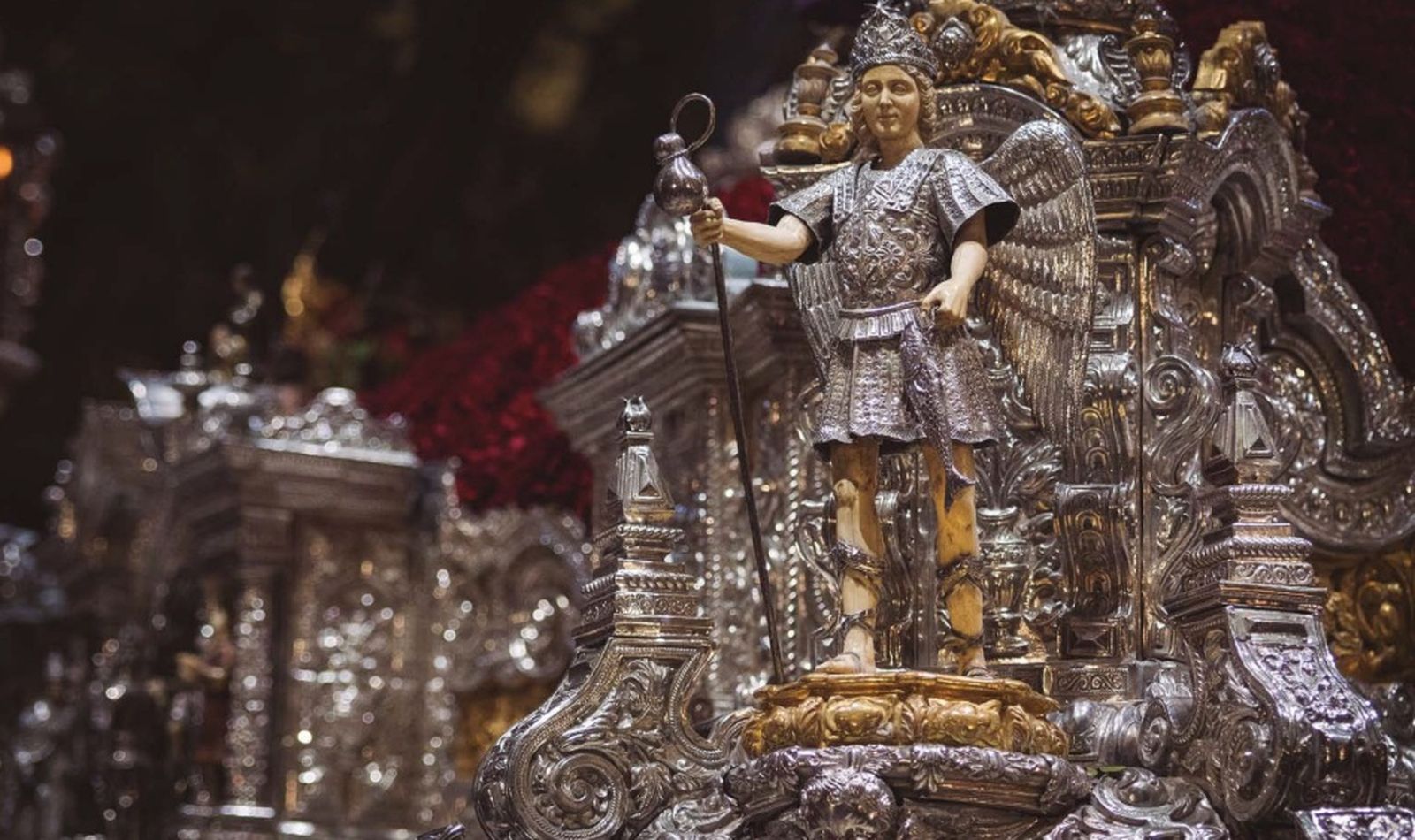 Detalle del paso de Jesús de pasi´no, una de sus obras maestras