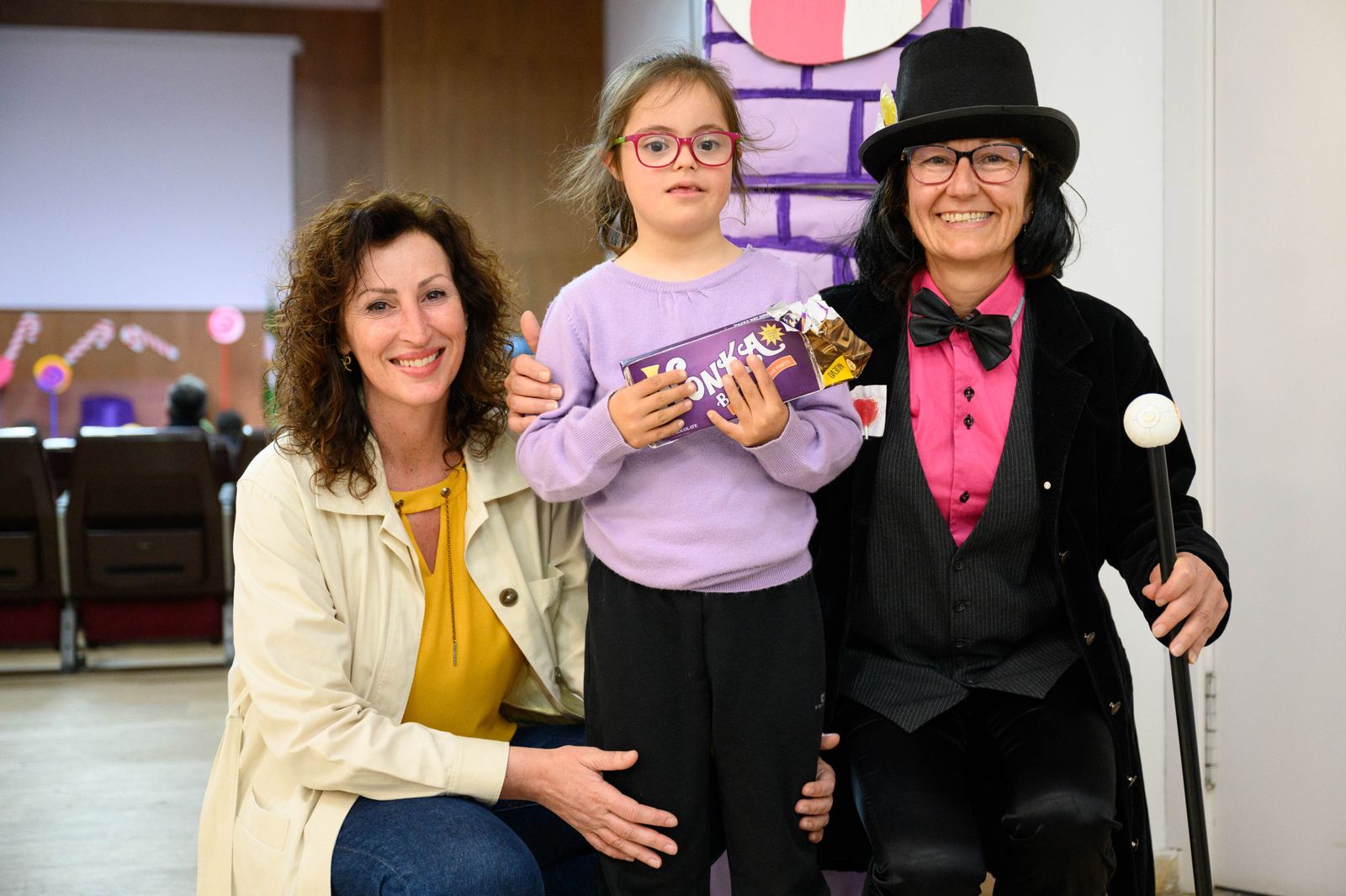 María del Mar Vázquez estuvo en la Villaespesa en el acto celebrado por Asalsido Down.