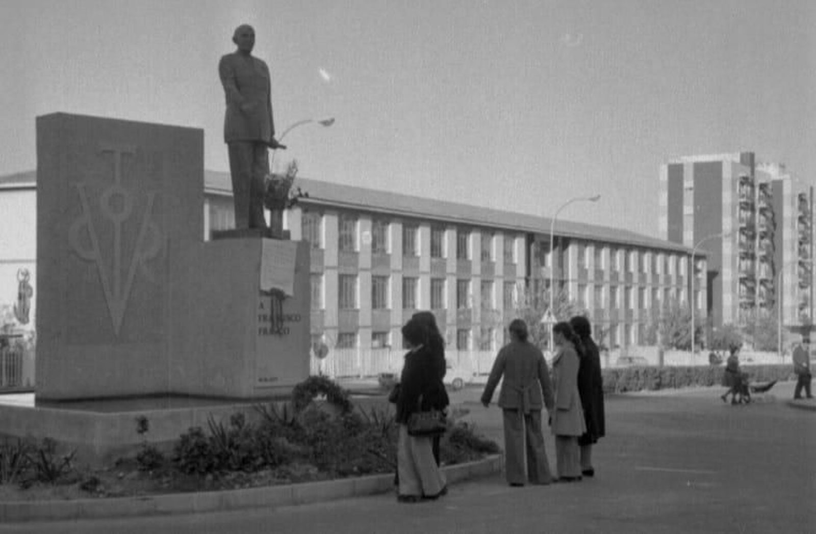 Estatua de Franco en Jaén.