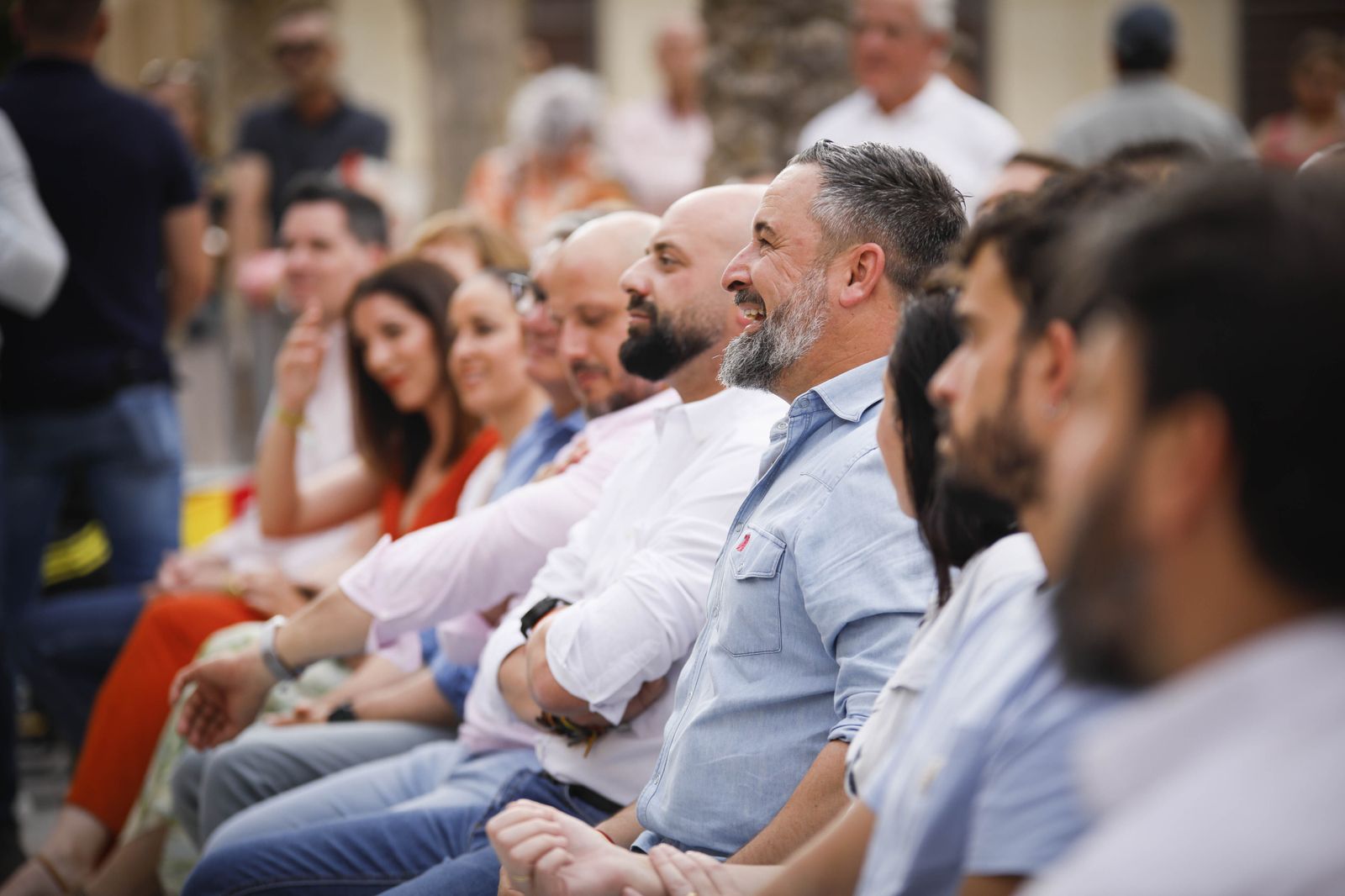 Imágenes de campaña para las elecciones europeas de VOX