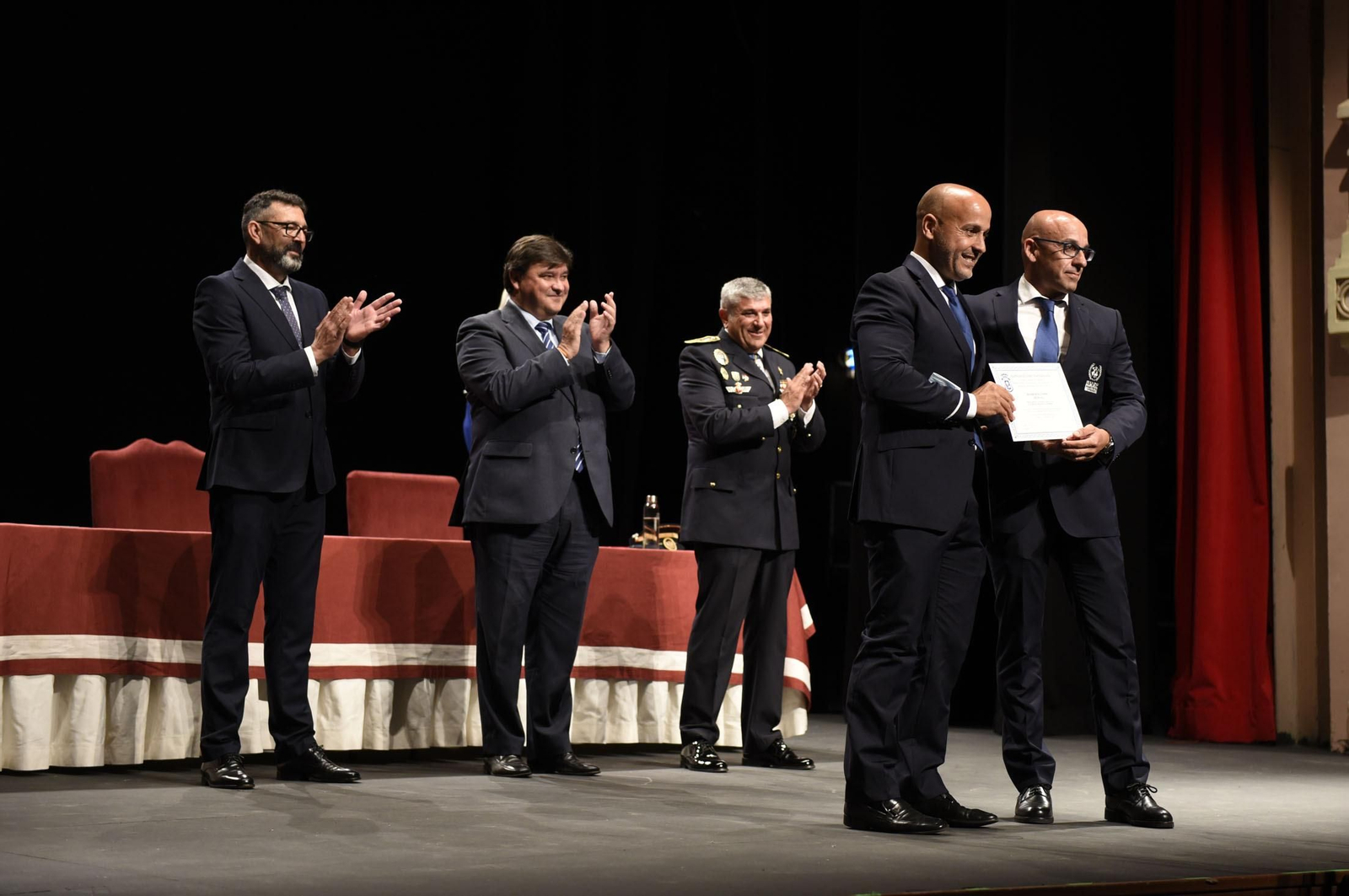 Imágenes del acto del Día de la Policía Local de Huelva