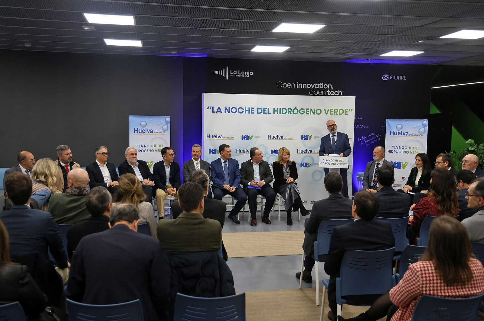 Imágenes de "La Noche del Hidrógreno Verde" organizada por Huelva Información y por el Congreso Nacional de Hidrógeno Verde