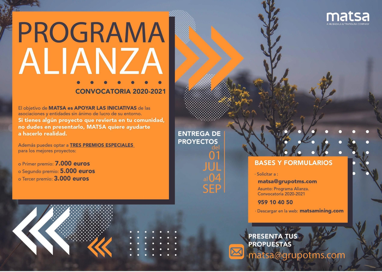 Programa Alianza de la compañía minera Matsa. Programa Alianza de la compañía minera Matsa.