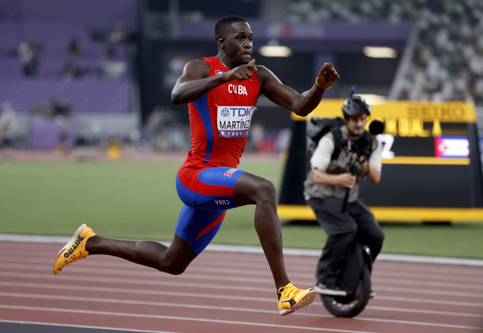 Las fotos de la lesión de Jordan Díaz y del resto de la jornada del Mundial de atletismo