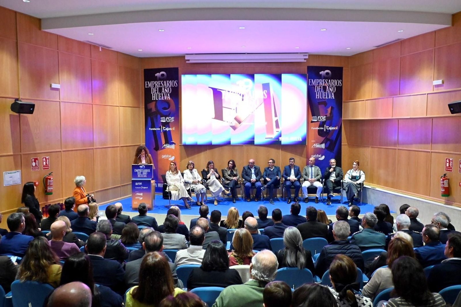 Entrega de premios de la FOE en Huelva