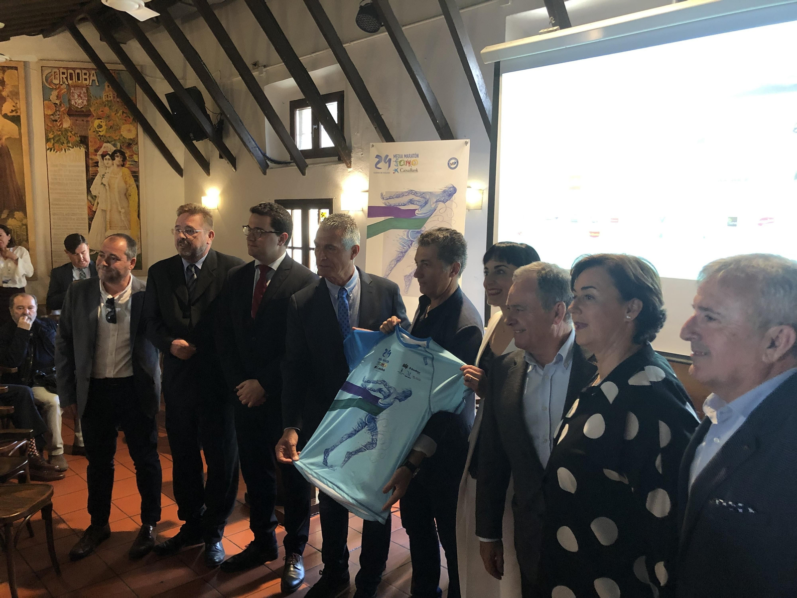 Presentación de la prueba en El Pimpi.