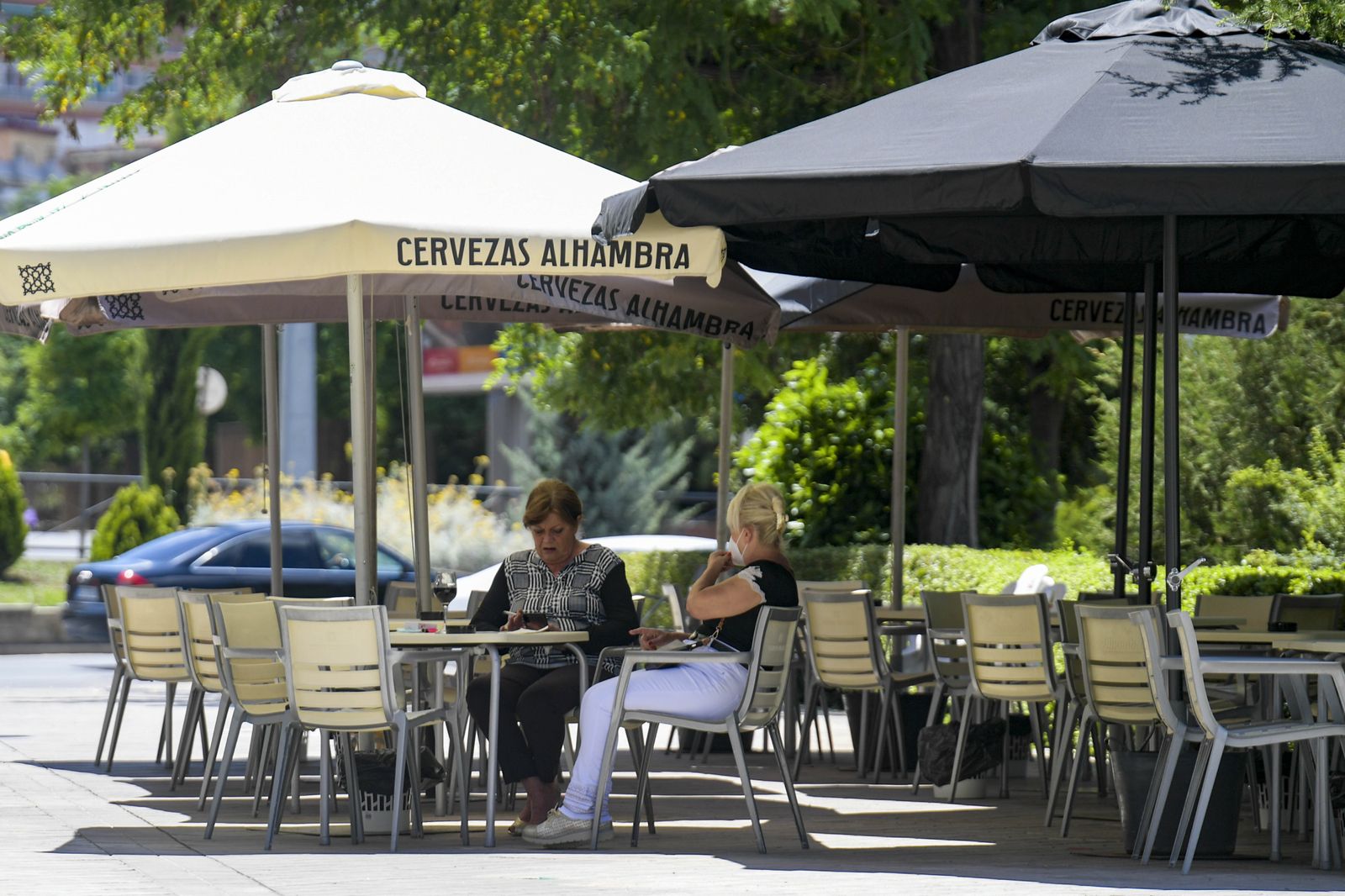 Terraza de un bar en Granada