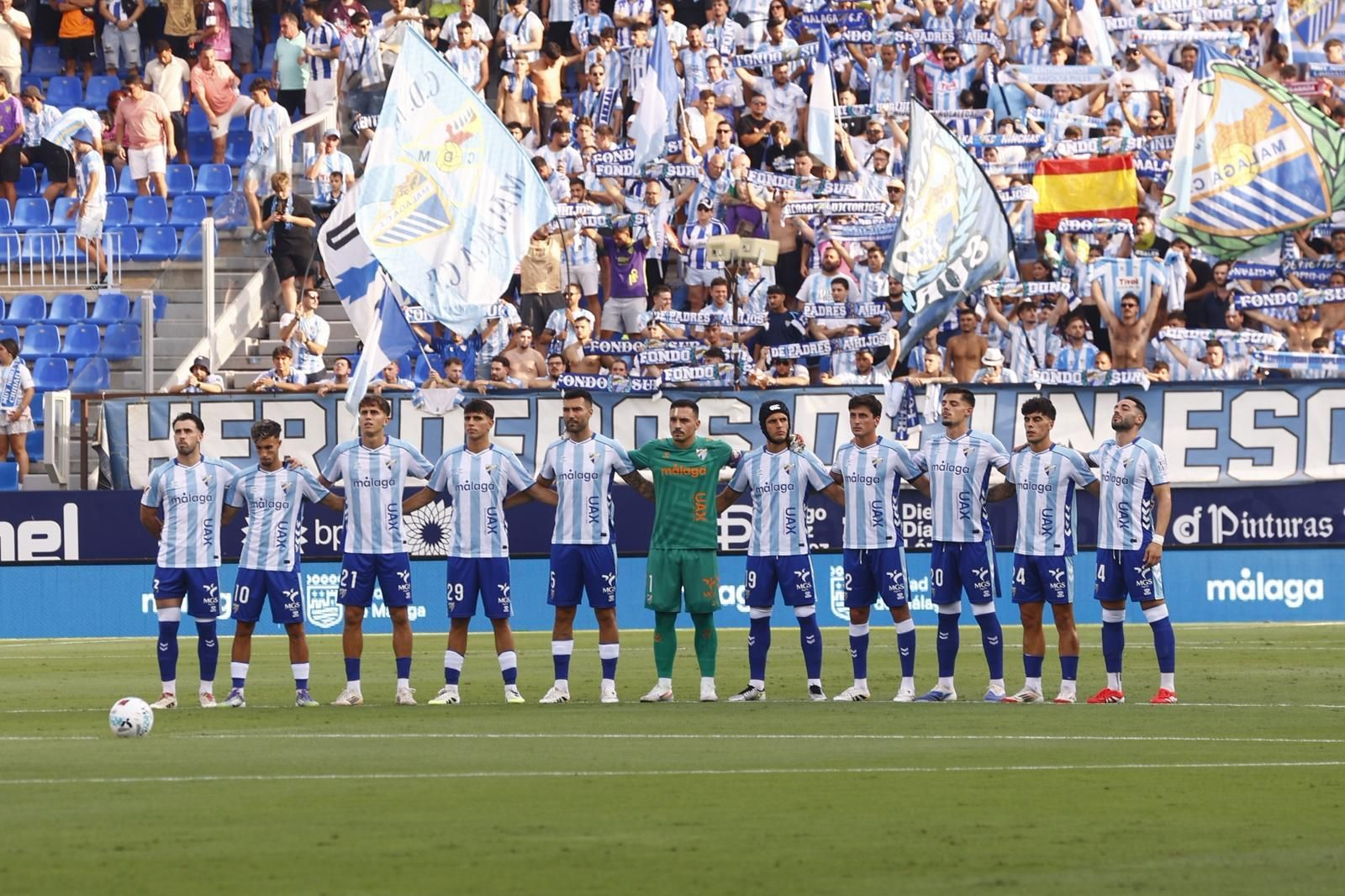 El Málaga CF - SD Eibar, en fotos