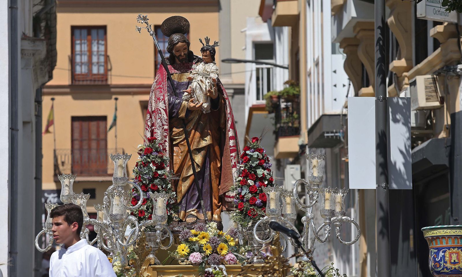 Las imágenes de la  celebración del Corpus Christi en Algeciras