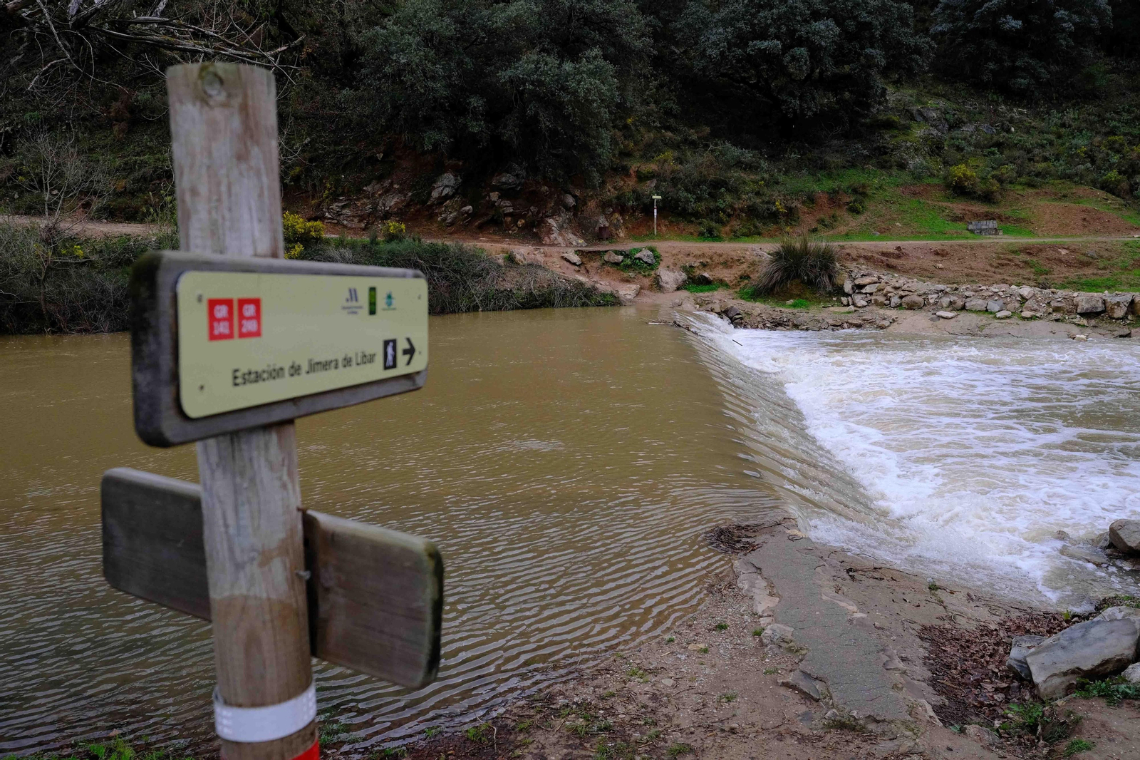 Transformación del paisaje por la lluvia, en fotos