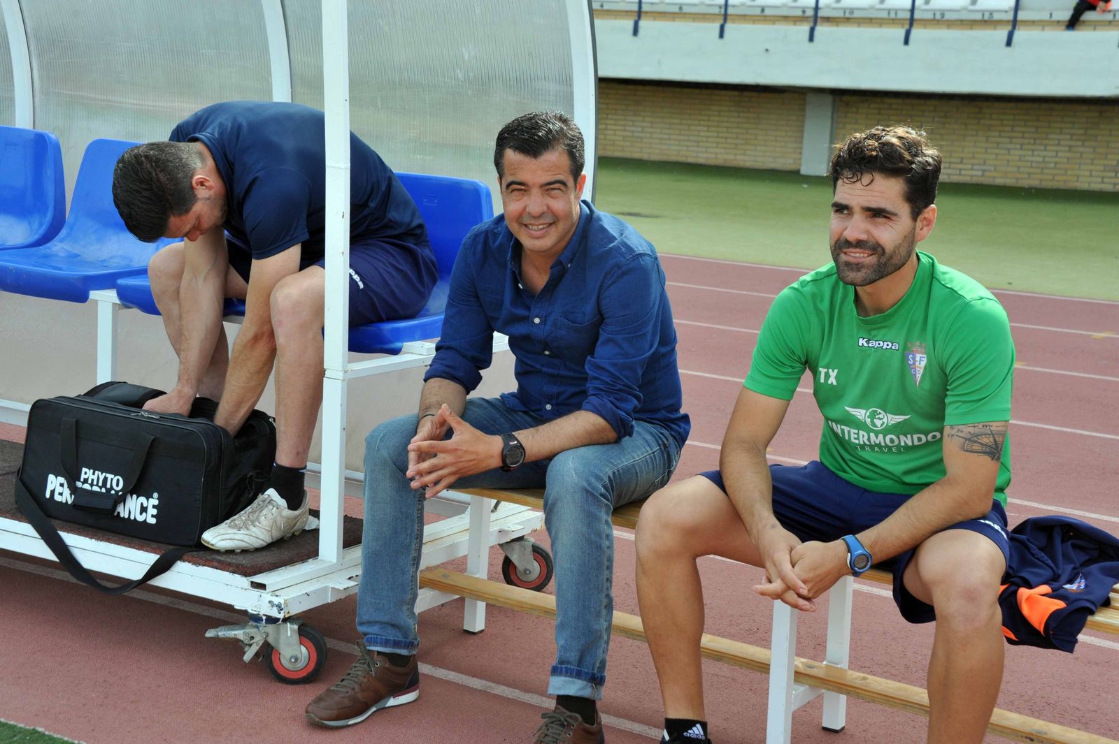 José Pérez Herrera, en su etapa en el banquillo del San Fernando.