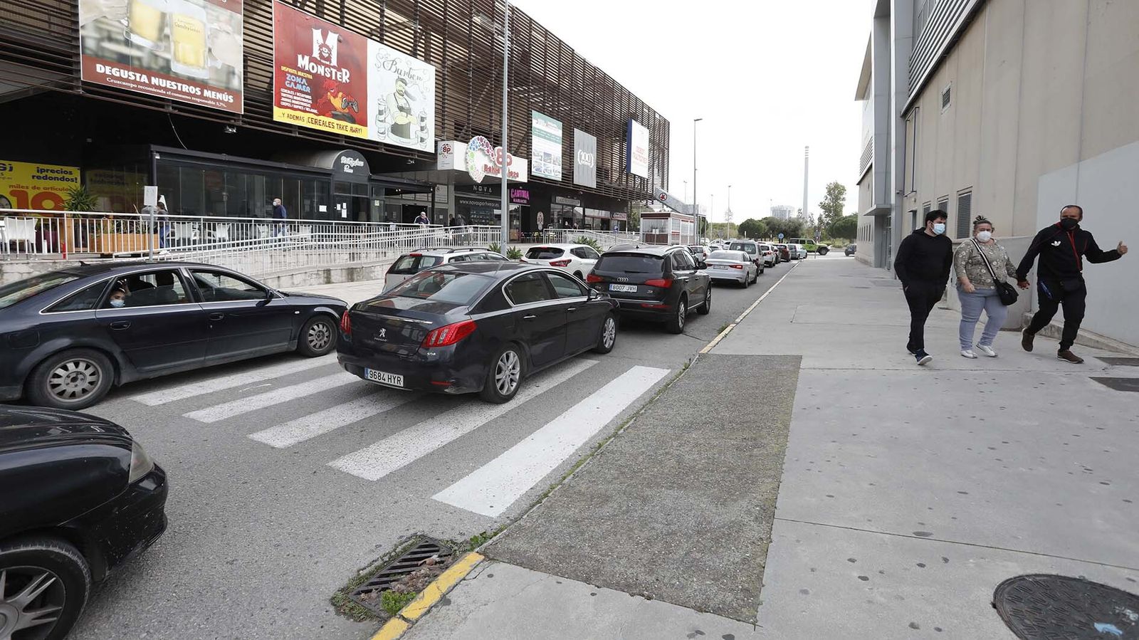 Las fotos del polígono de Palmones, tras el levantamiento del cierre  perimetral de Algeciras y Castellar