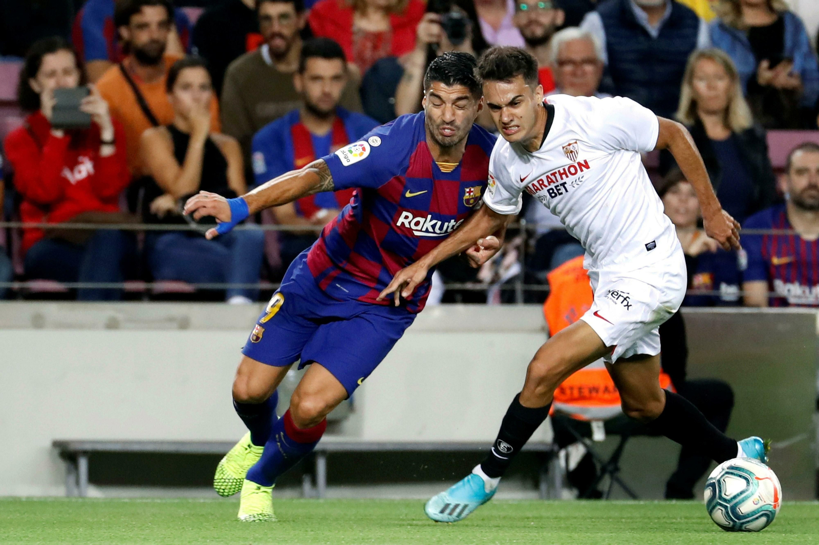 Las imágenes del Barcelona-Sevilla Las imágenes del Barcelona-Sevilla