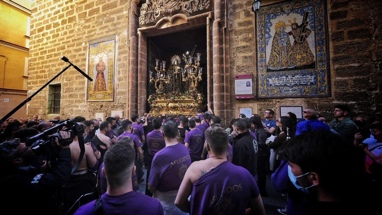 Las imágenes de la cofradía de Afligidos