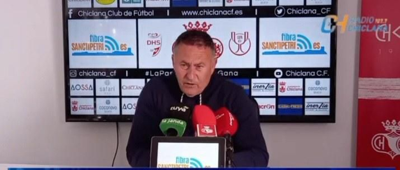 Alfonso Cortijo, entrenador del Chiclana CF.