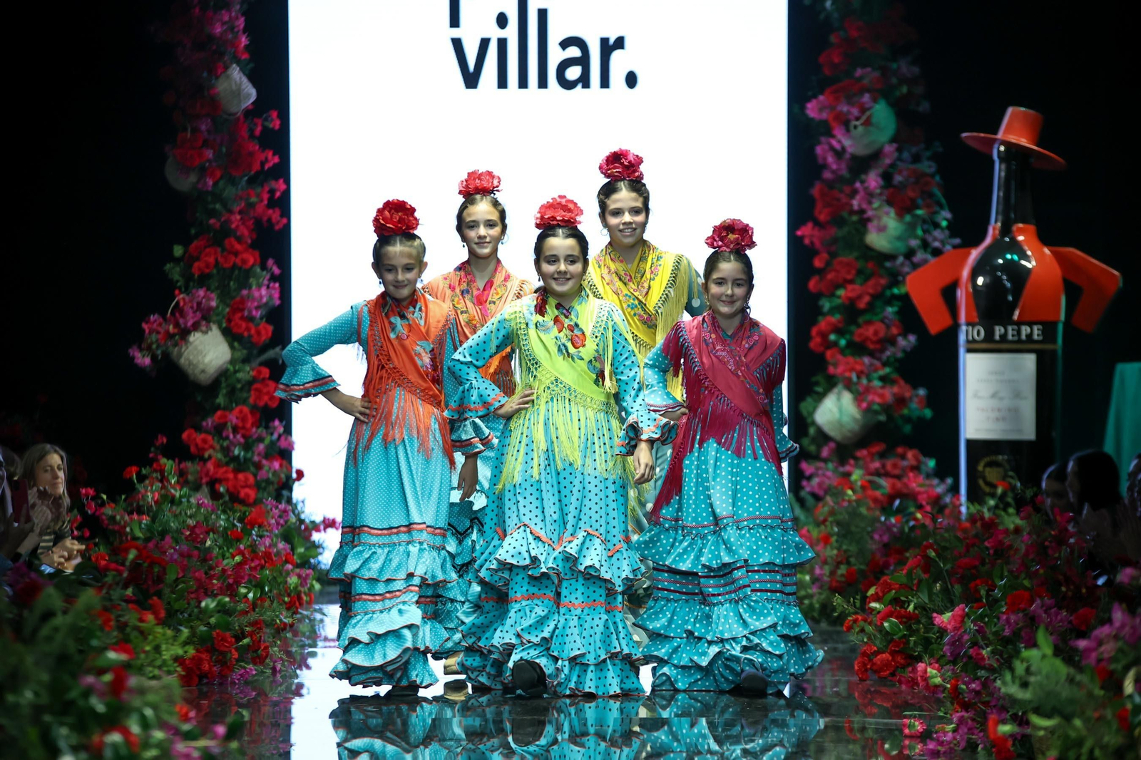 Desfile de Pilar Villar en la Pasarela Flamenca Tío Pepe Jerez 2024