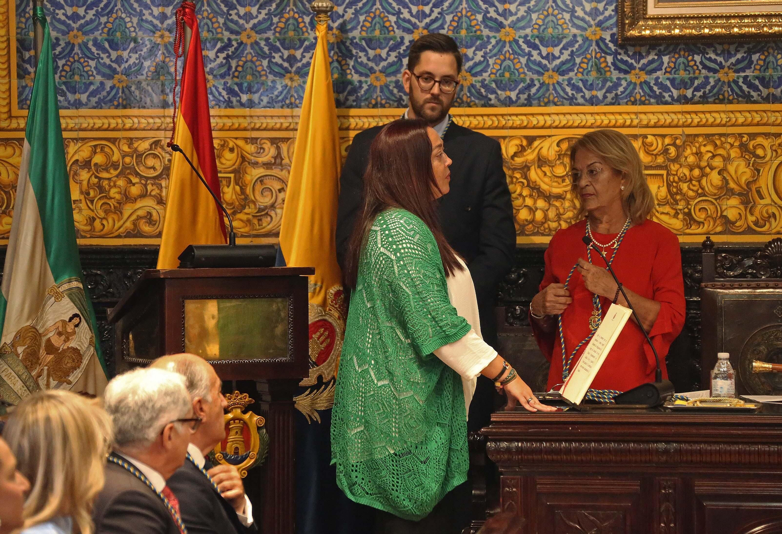 Fotos del pleno de investidura de José Ignacio Landaluce en Algeciras