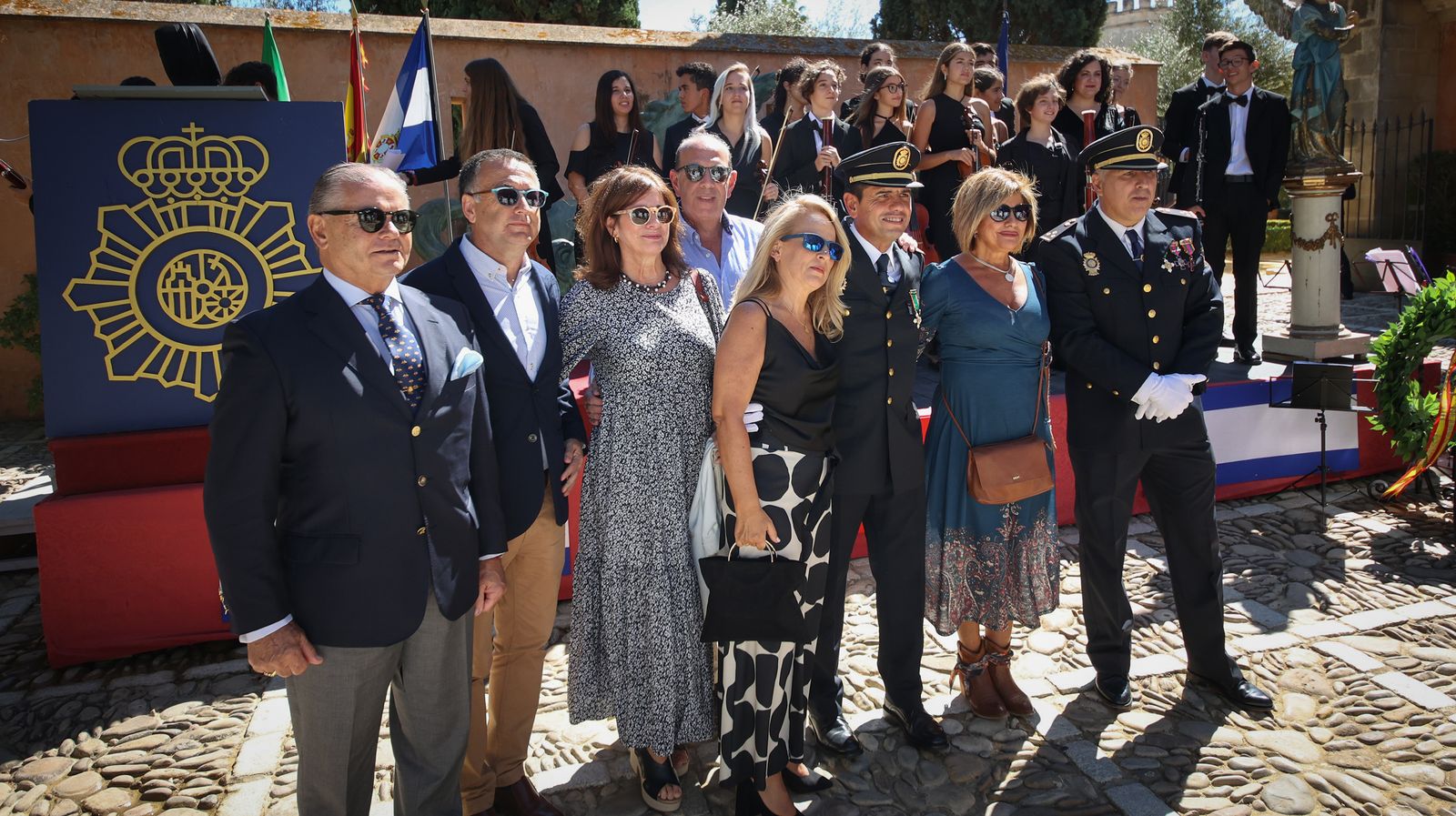 Emotivo acto por el Día de la Policía Nacional celebrado en Jerez