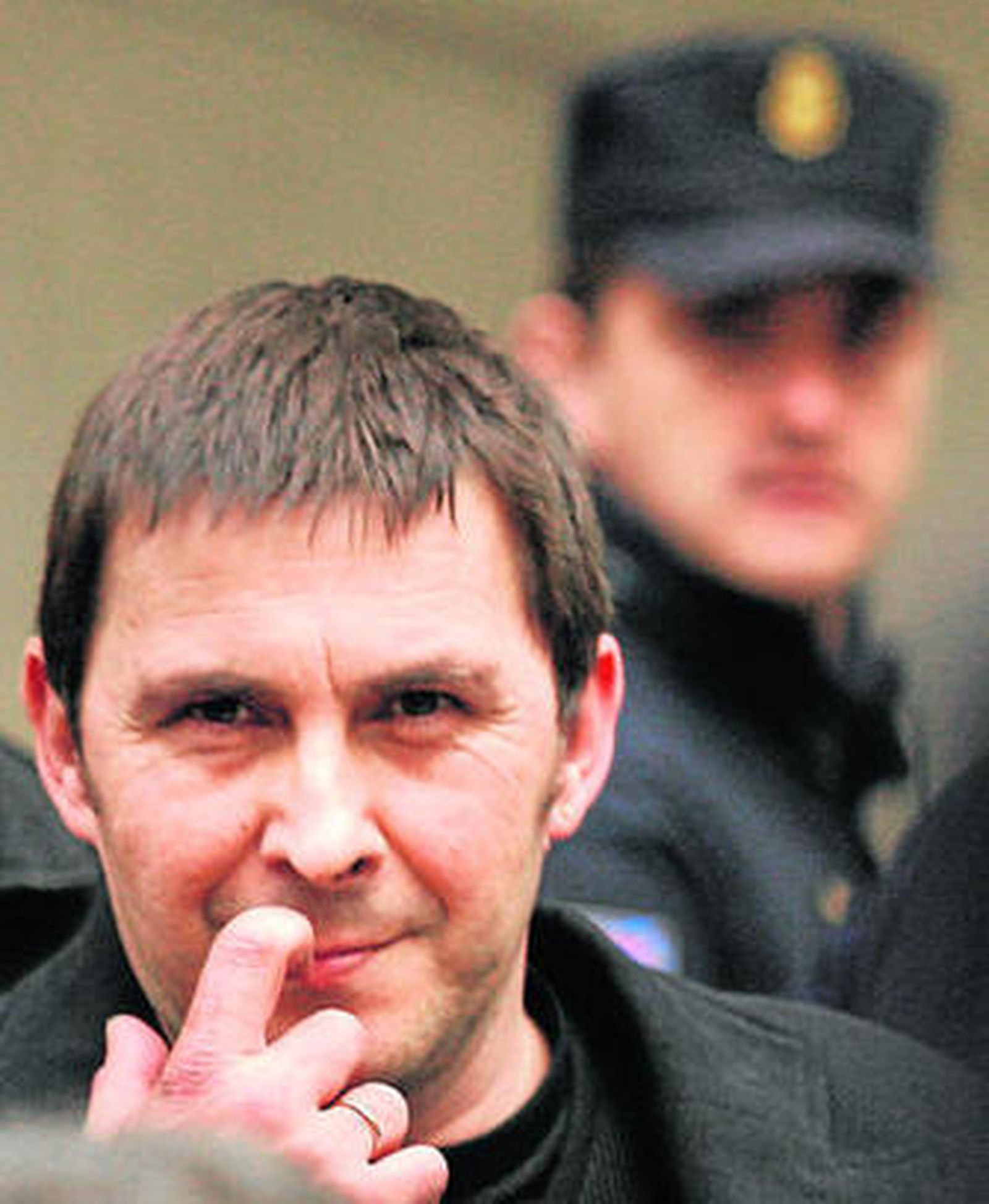 Arnaldo Otegi, durante una de sus comparecencias en la Audiencia Nacional.