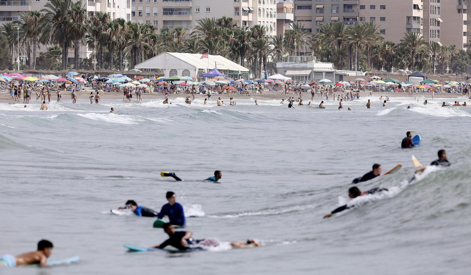 La playa de La Misericordia.