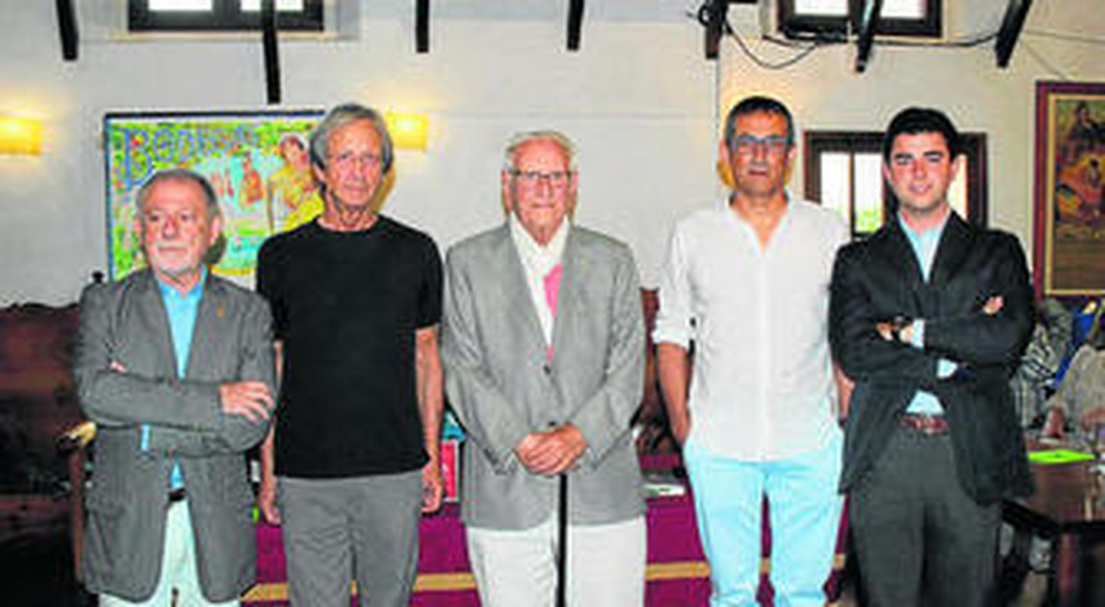 José Infante, Juan Ceyles, Paco Campos, Antonio Aguilar y Pablo Gonzalo.