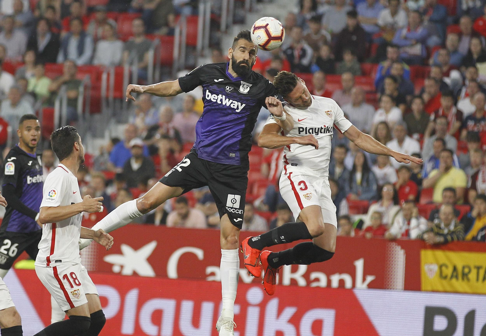 El Sevilla-Leganés, en imágenes