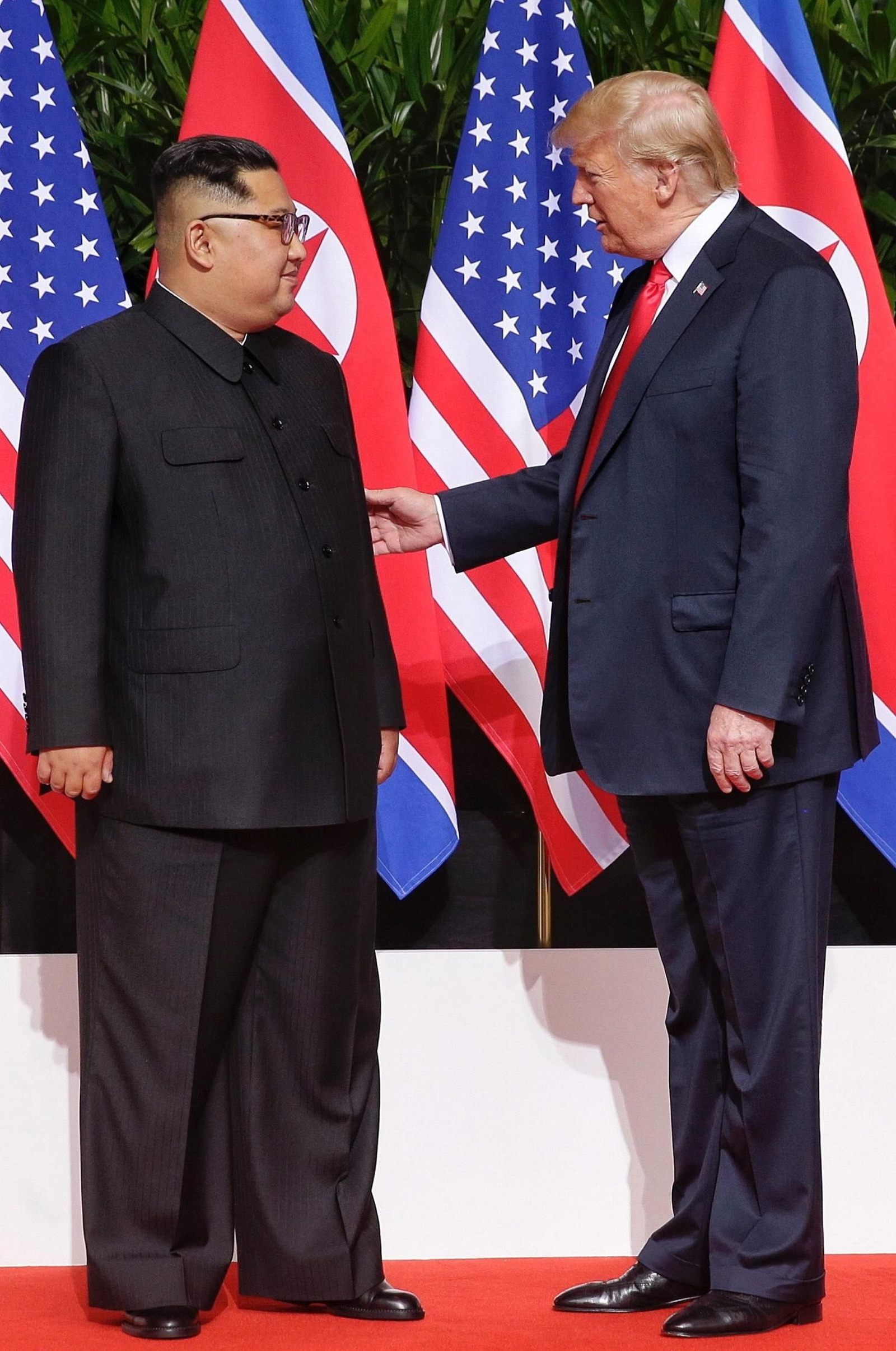 Las imágenes del encuentro entre Kim Jong-un y Trump