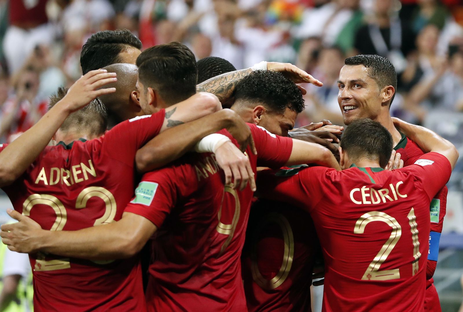 Las imágenes del Irán-Portugal