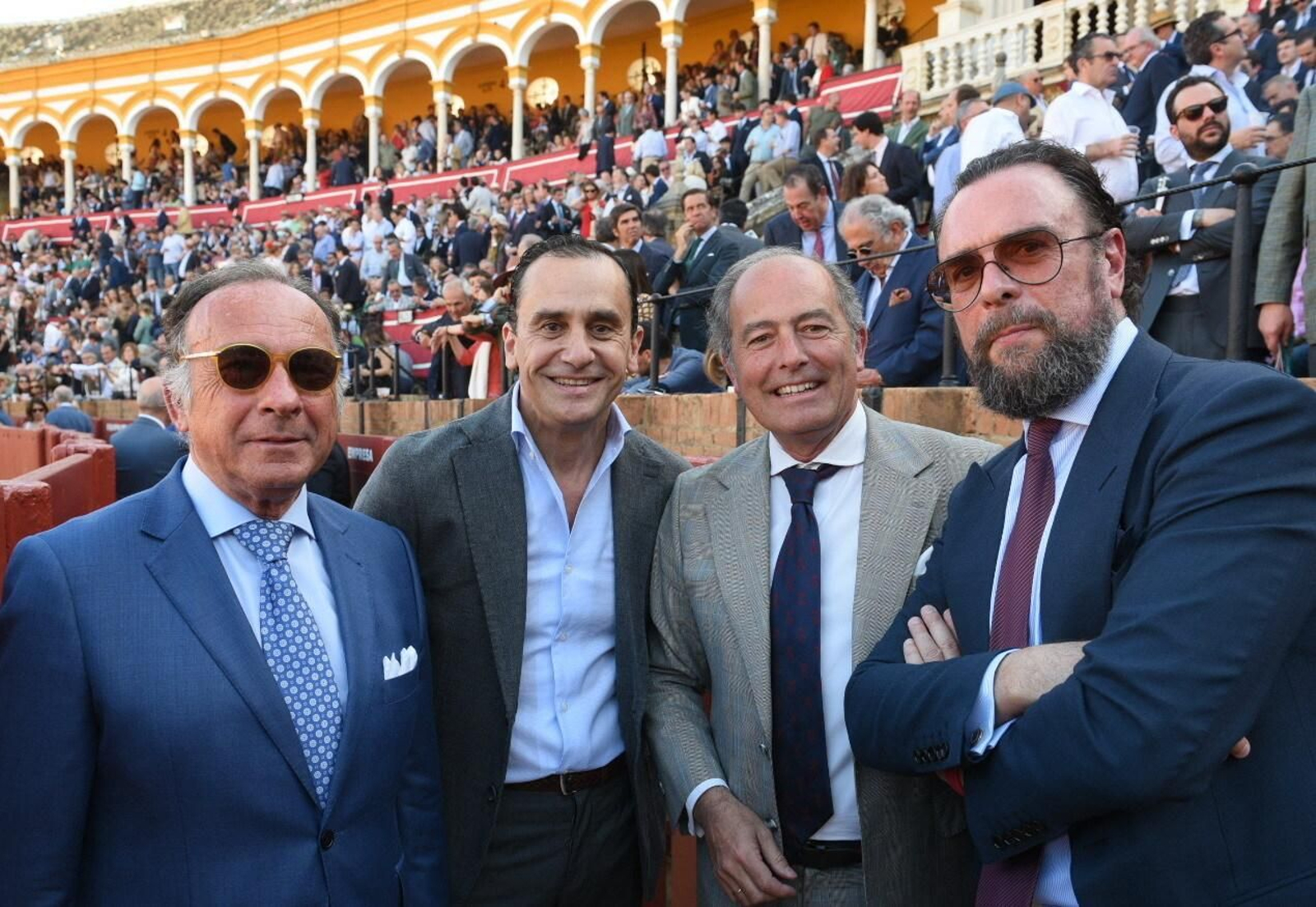 Antonio González, Salvador Morales, Luis Manuel Halcón y Pepe Capitán