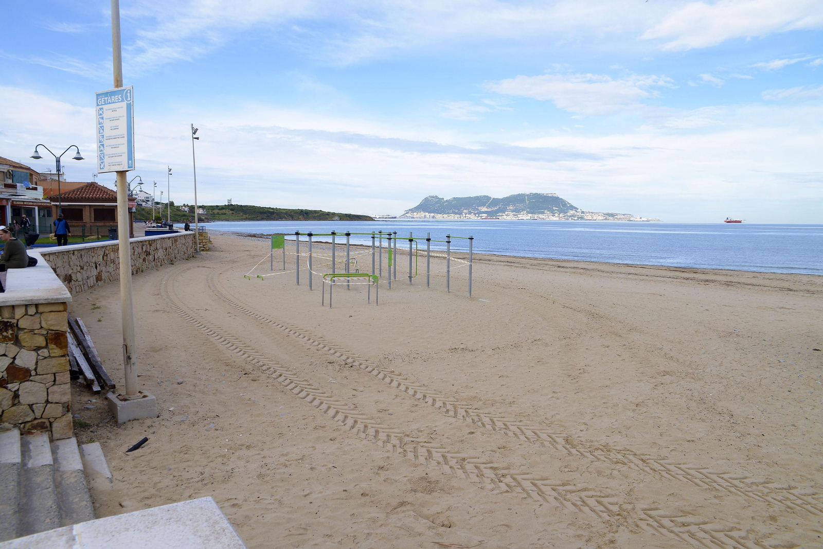 La playa de Getares, en Algeciras.