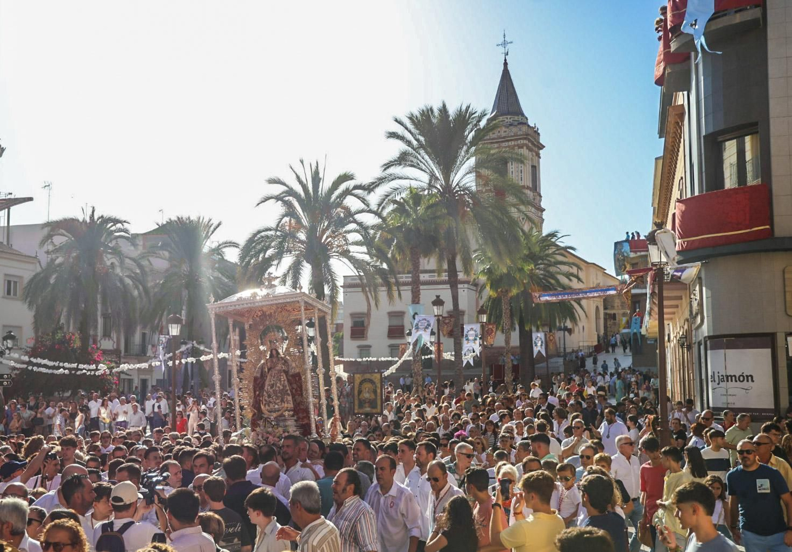 Magna Mariana Huelva 2025: Imágenes de la Virgen de Montemayor en su traslado