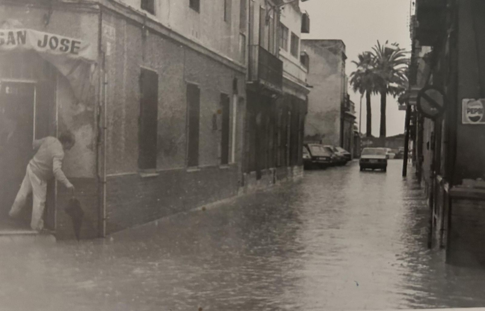 Efectos del temporal e inundaciones de enero de 1996 en Huelva.