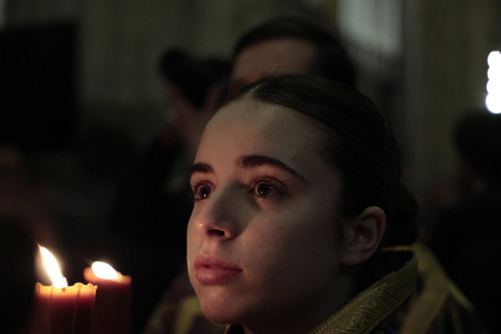 Las imágenes del viacrucis de las cofradías 2024