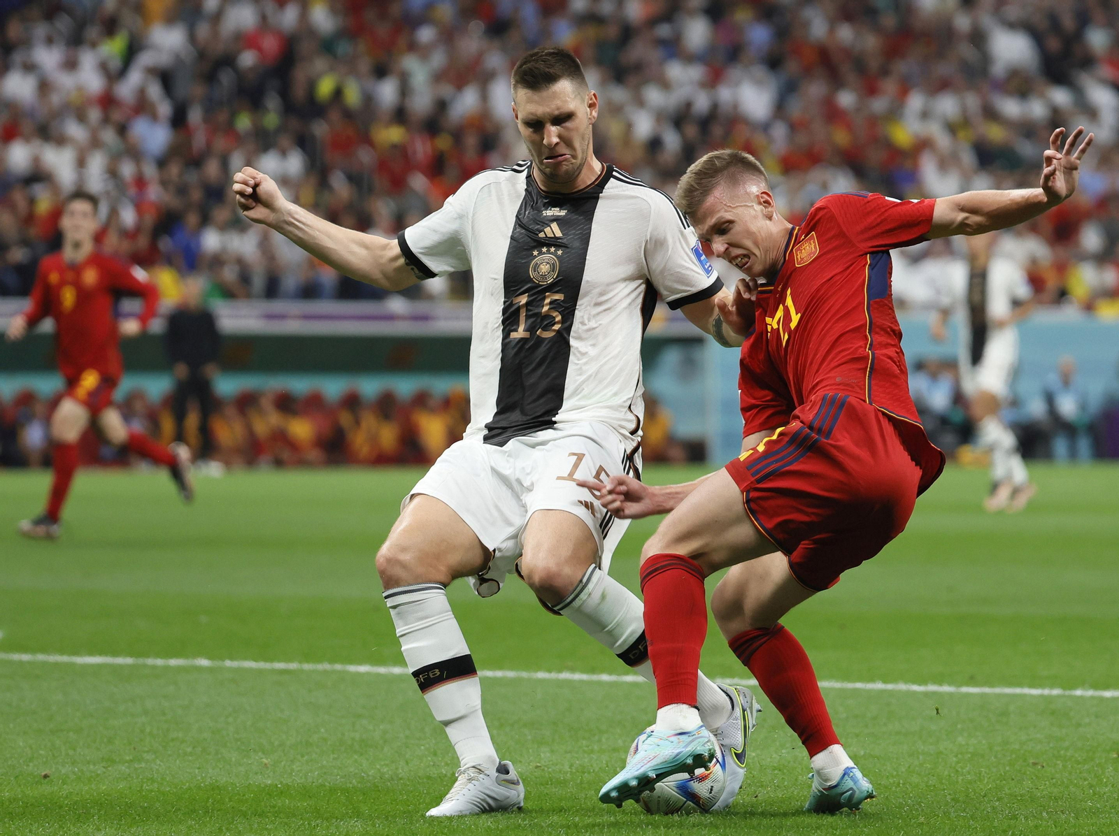 Las fotos del España-Alemania del Mundial de Qatar