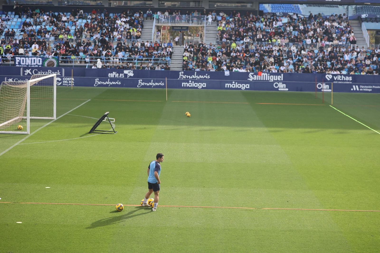 Las fotos del entrenamiento del Málaga CF de puertas abiertas