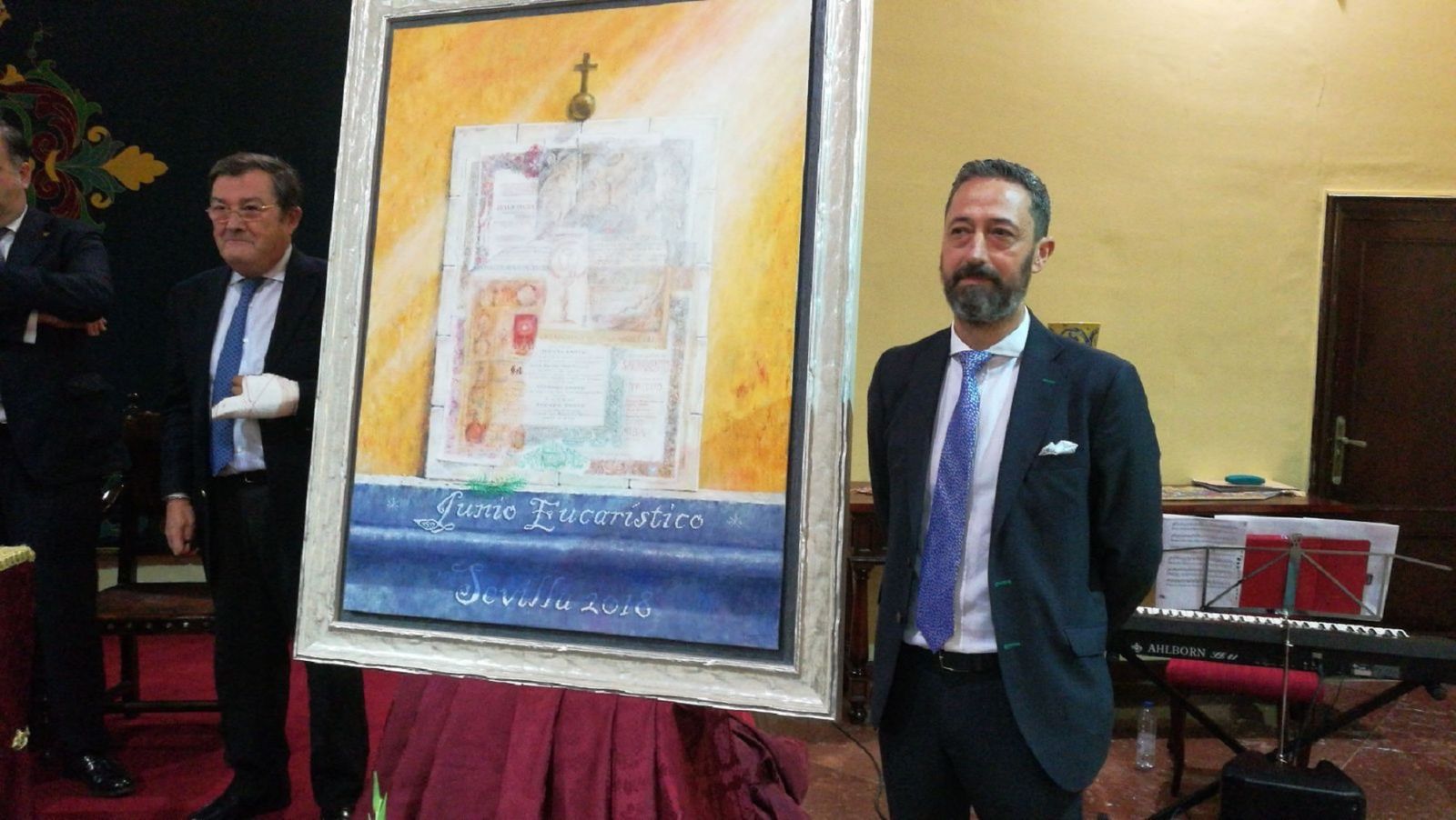 José María Pedernal, autor del cartel del Junio Eucarístico de 2019.