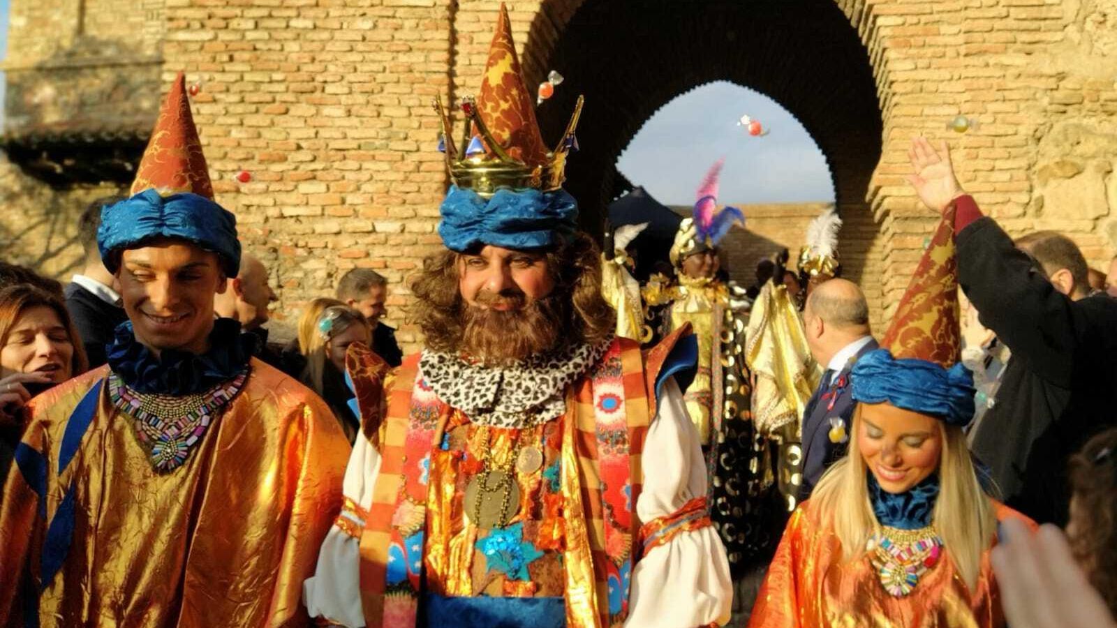 El Rey Melchor en Málaga.