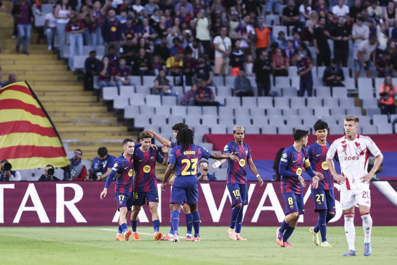 Las fotos del Barcelona-Olympiacos