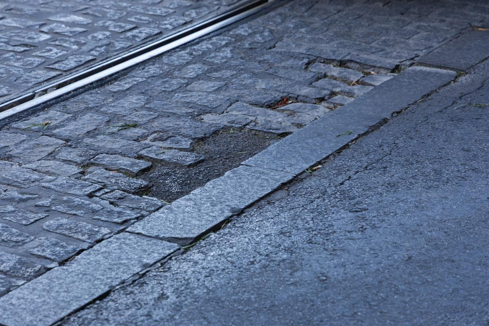 Así se encuentra el trazado del tranvía de Jaén