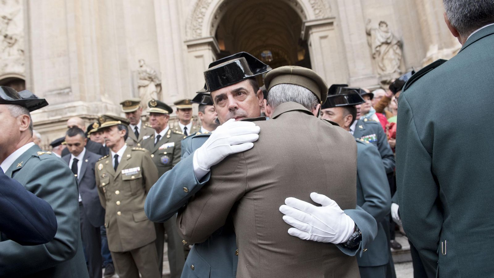 Imagen de archivo de la misa funeral en la Catedral de Granada por el guardia civil fallecido tras ser disparado en Huétor Vega