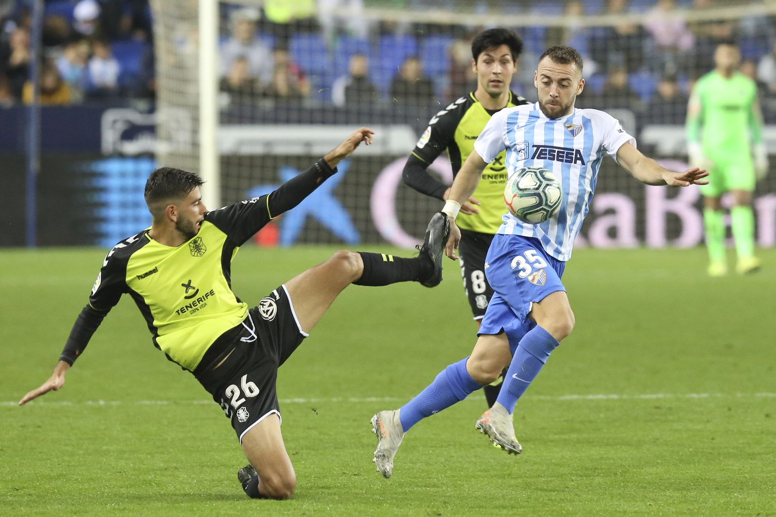 Las imágenes del Málaga CF-Tenerife