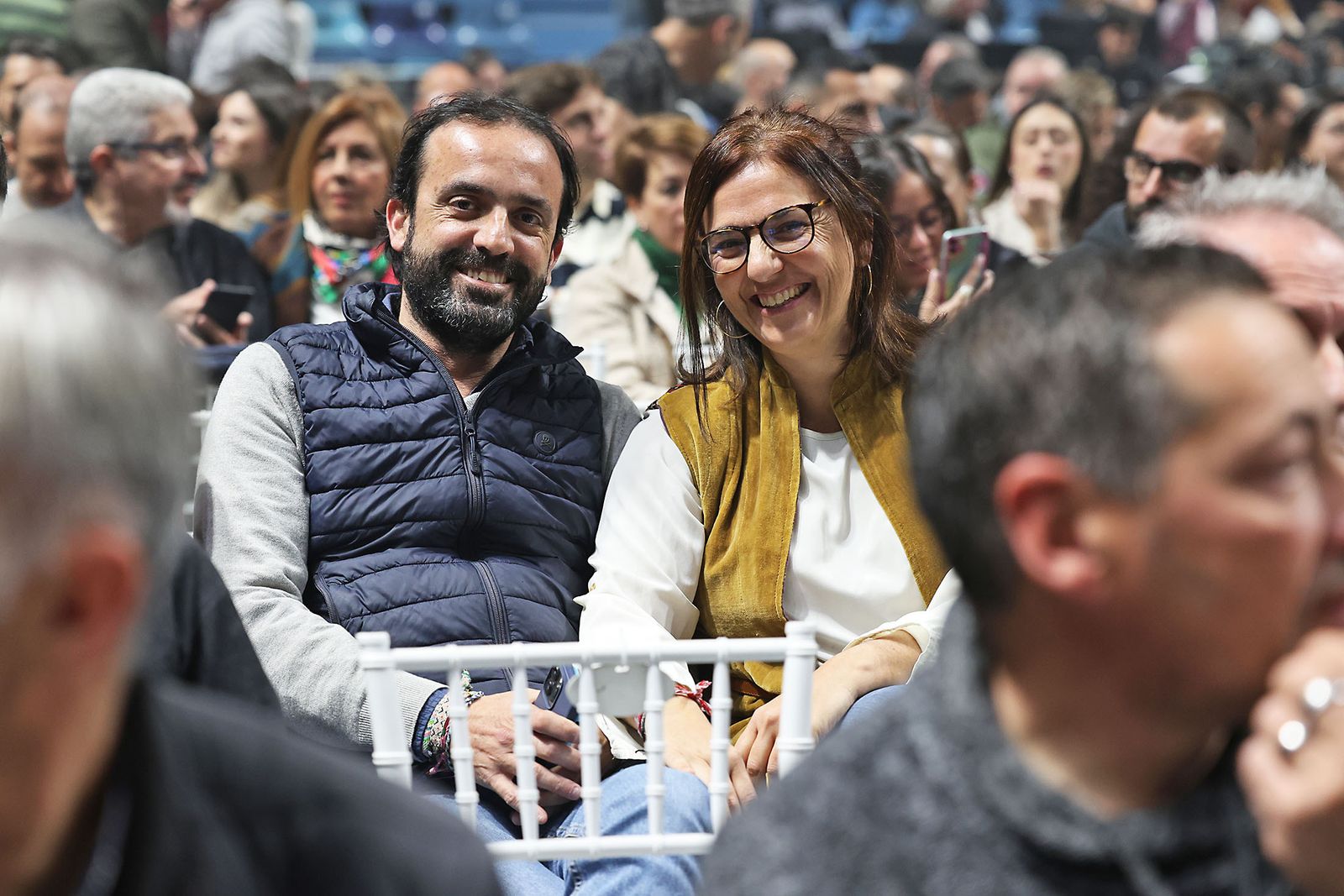 Imágenes del ambiente previo al concierto de Manolo García