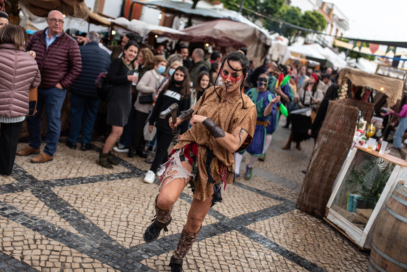 Imágenes del ambiente en la Feria del Descubrimiento de Palos de la Frontera