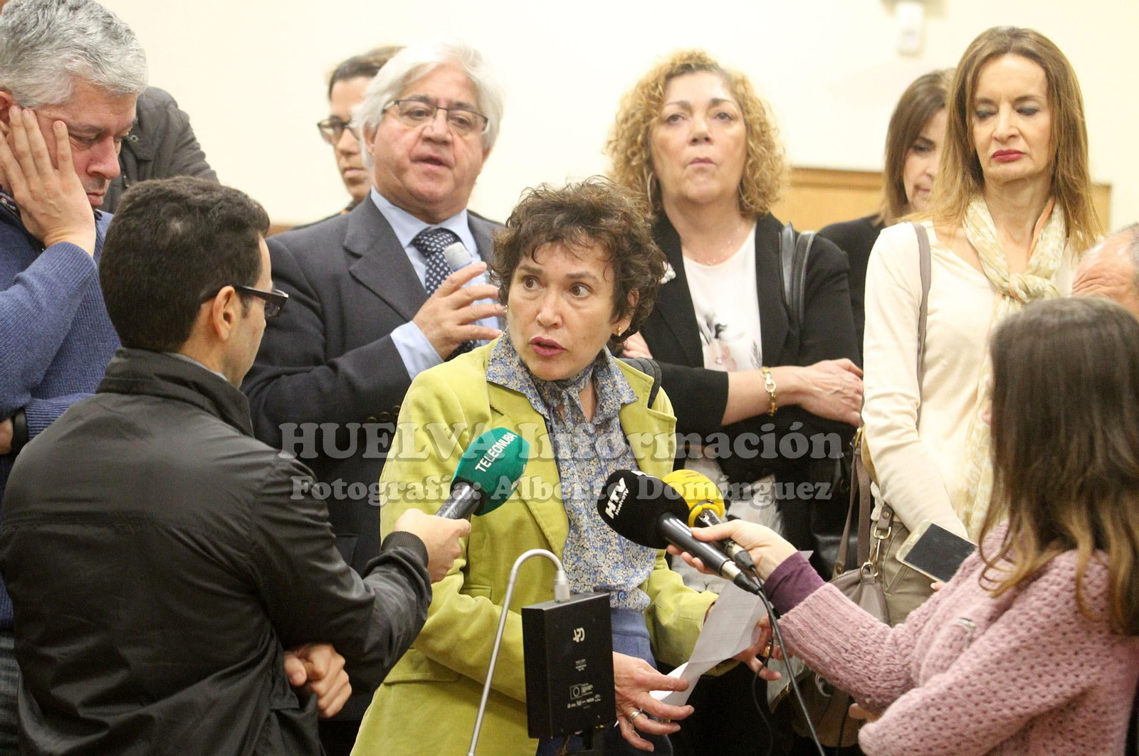 Concentración de jueces y fiscales en el Palacio de Justicia, en imágenes